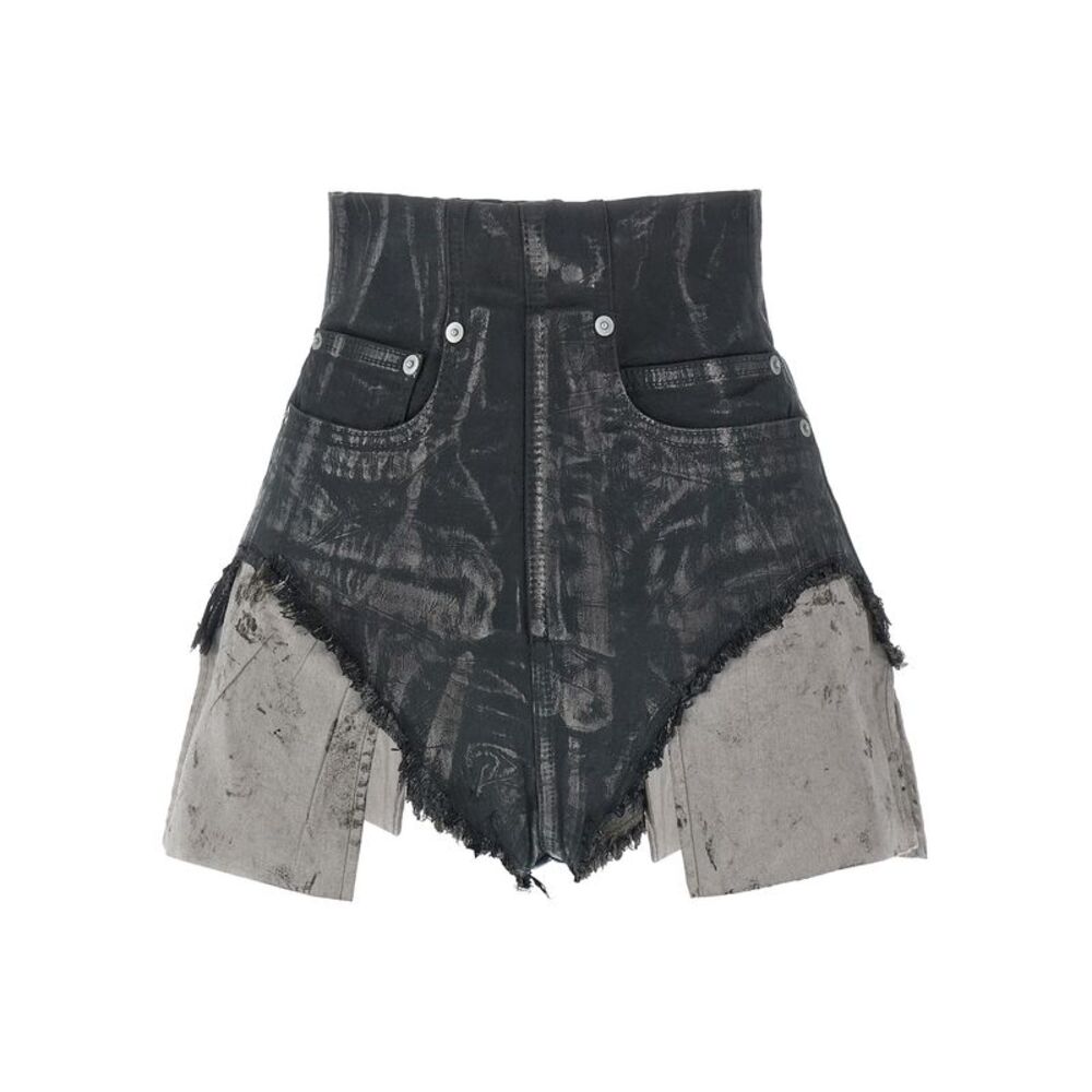 DRKSHDW Brown Cotton Bermuda Women's Shorts